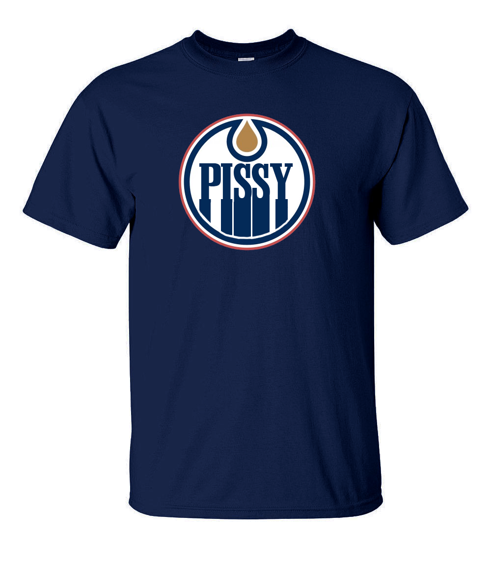 Pissy Oilers Crewneck T-Shirt